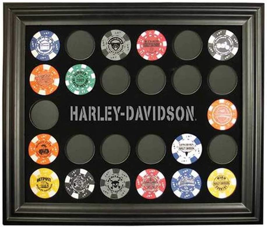 Detail Harley Davidson Poker Chip Frame Nomer 7