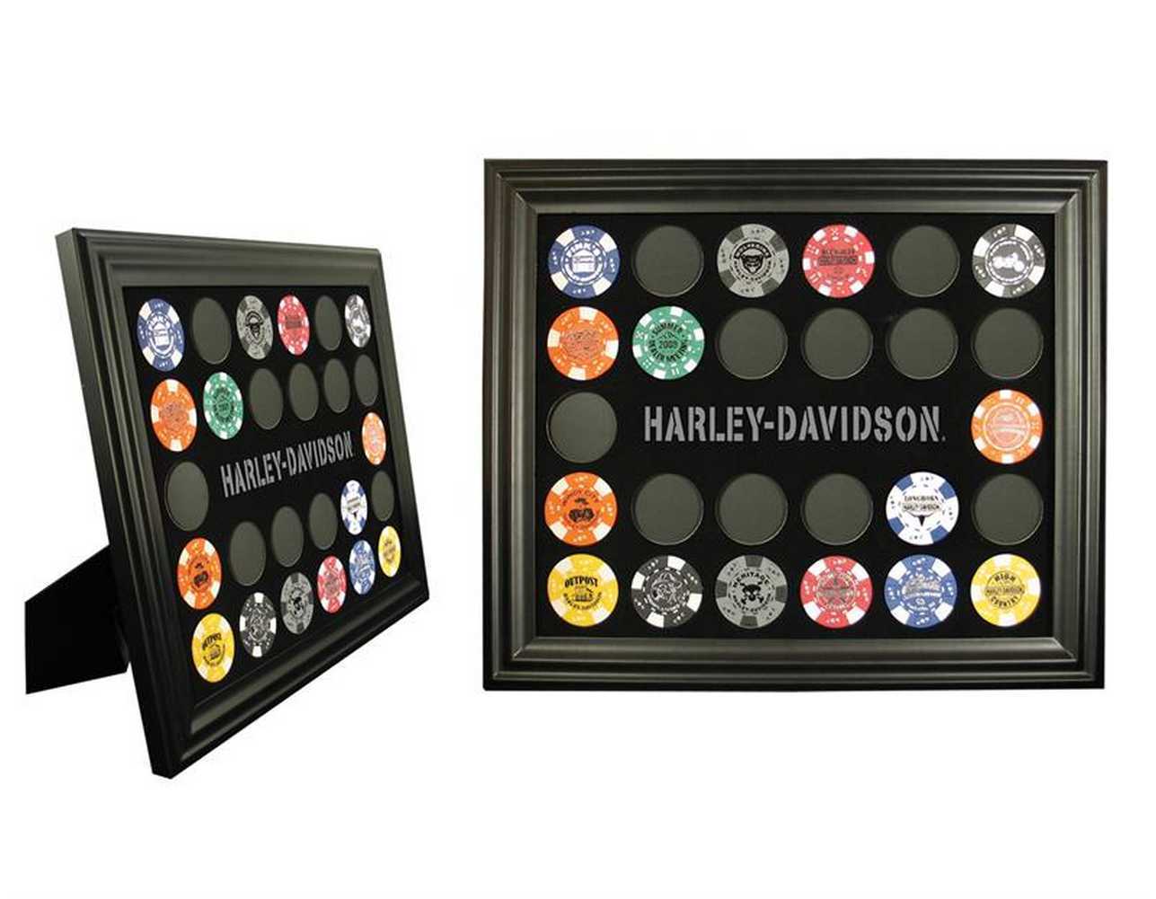 Detail Harley Davidson Poker Chip Frame Nomer 10