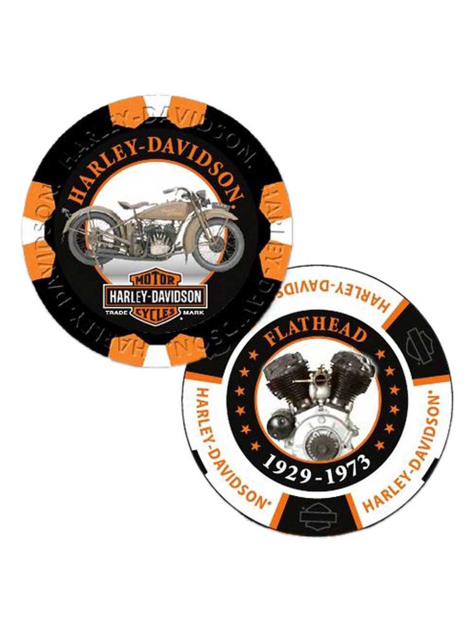 Detail Harley Davidson Poker Chip Set Nomer 6