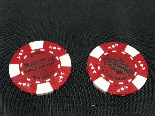 Detail Harley Davidson Poker Chip Set Nomer 52