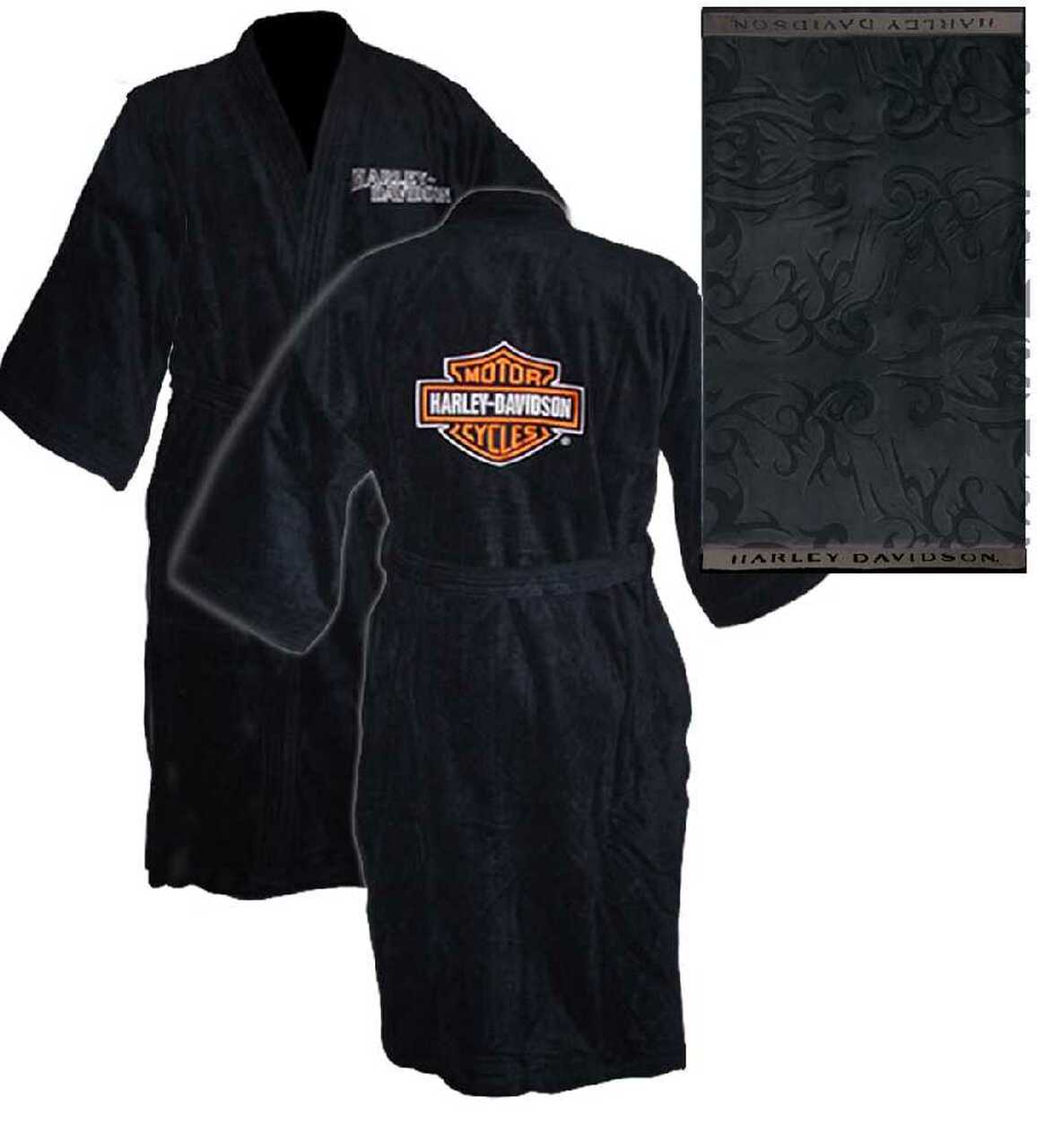 Harley Davidson Robe And Towel Set - KibrisPDR
