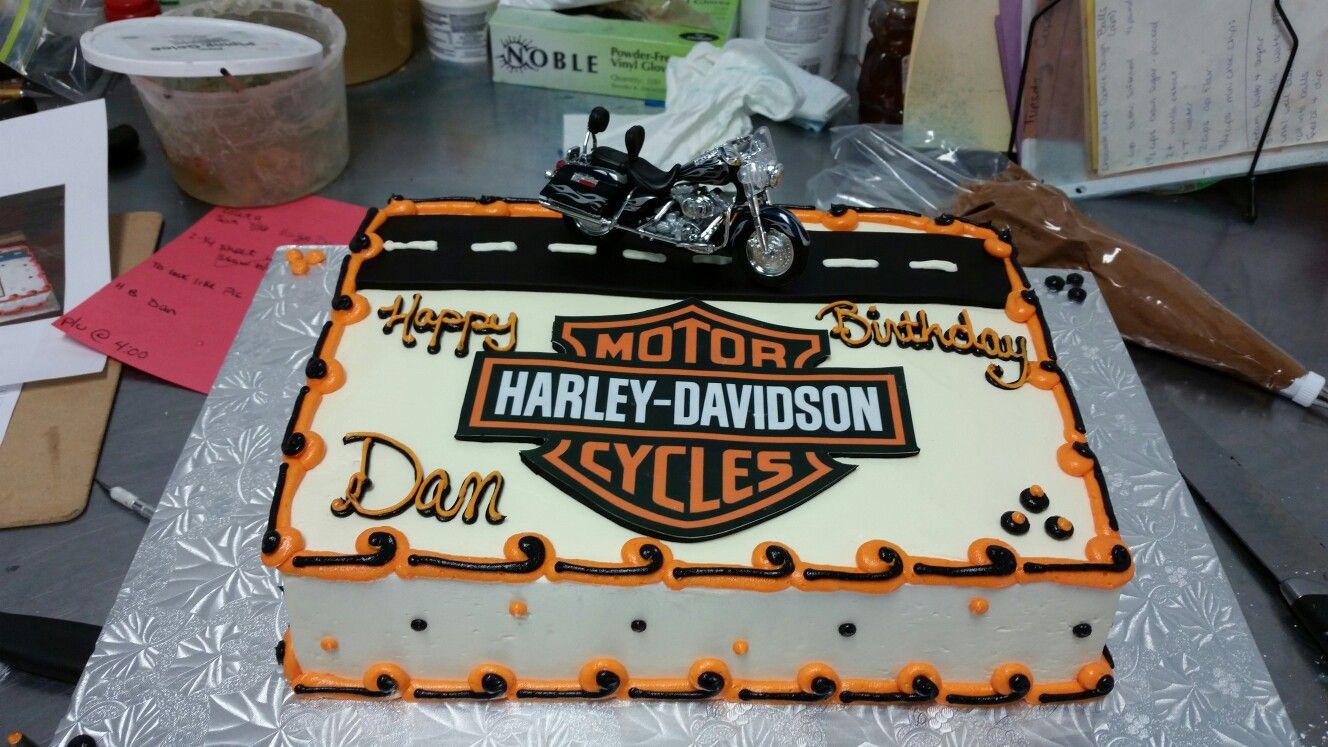 Detail Harley Davidson Sheet Cake Nomer 12