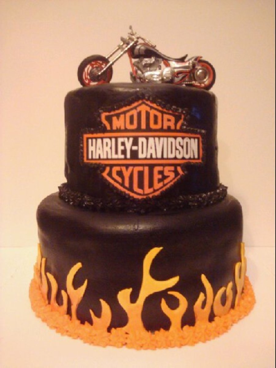 Detail Harley Davidson Sheet Cake Nomer 23