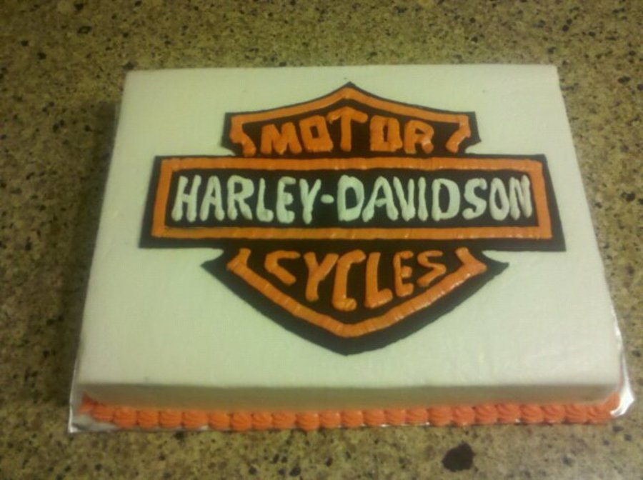 Detail Harley Davidson Sheet Cake Nomer 25