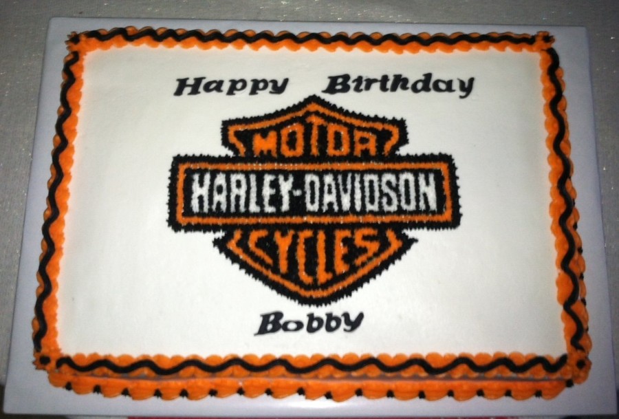 Detail Harley Davidson Sheet Cake Nomer 27