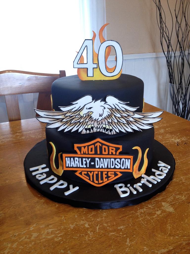 Detail Harley Davidson Sheet Cake Nomer 41