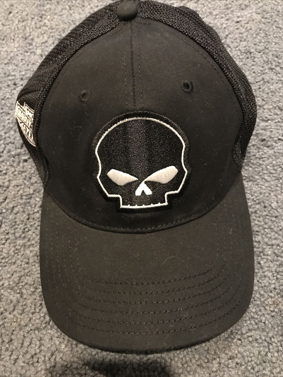 Detail Harley Davidson Skull Baseball Cap Nomer 52