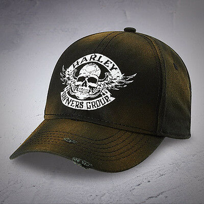 Detail Harley Davidson Skull Baseball Cap Nomer 8