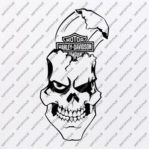 Detail Harley Davidson Skull Png Nomer 52