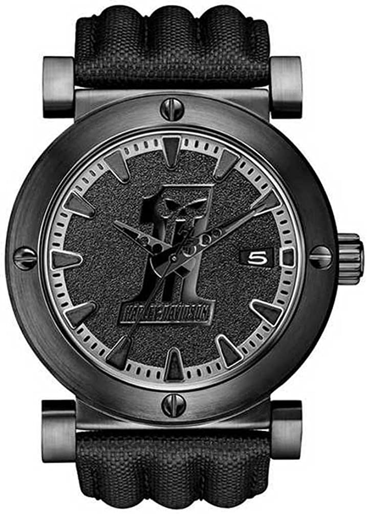 Detail Harley Davidson Skull Watches Nomer 14