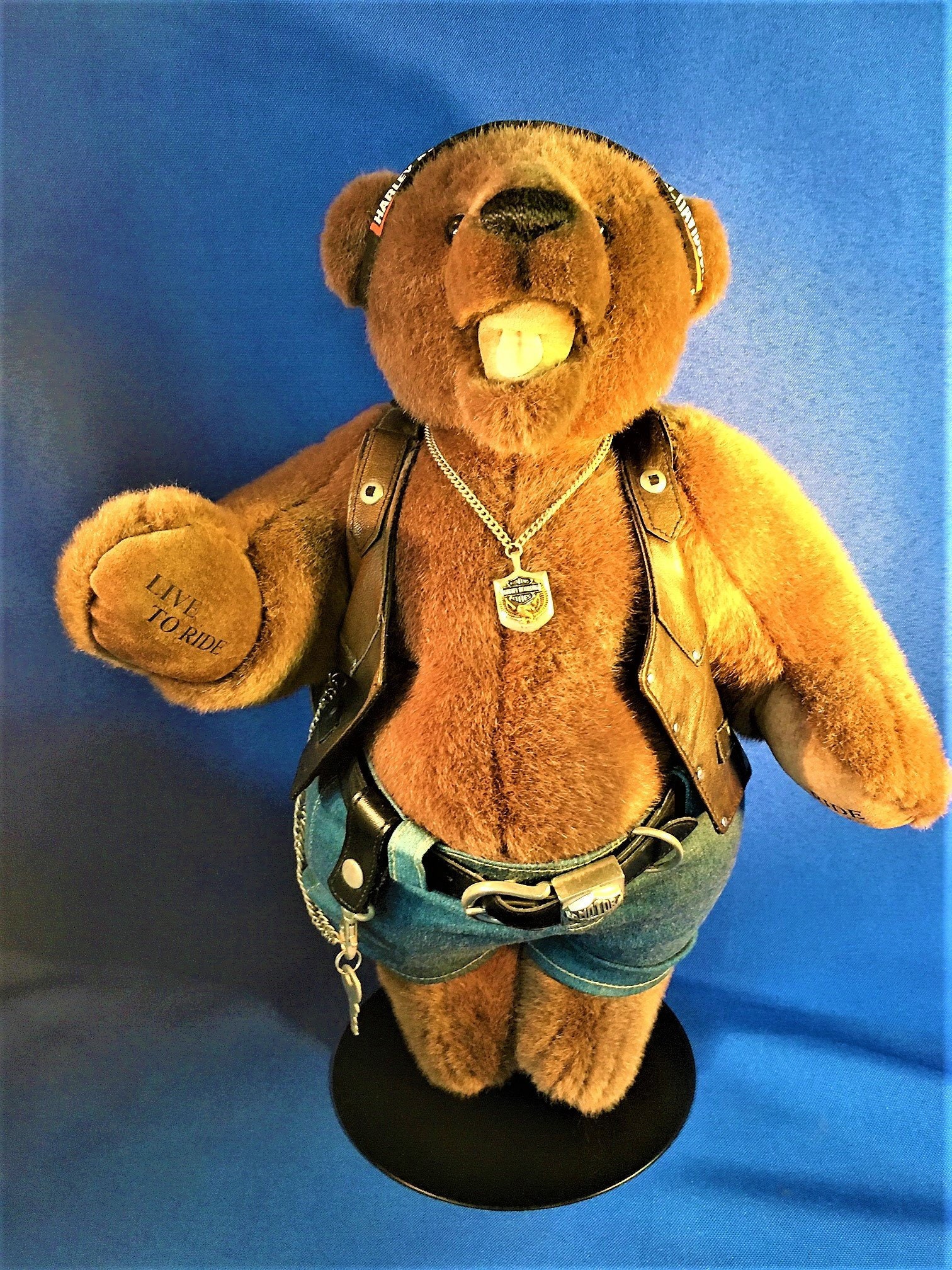 Detail Harley Davidson Stuffed Bear Nomer 24