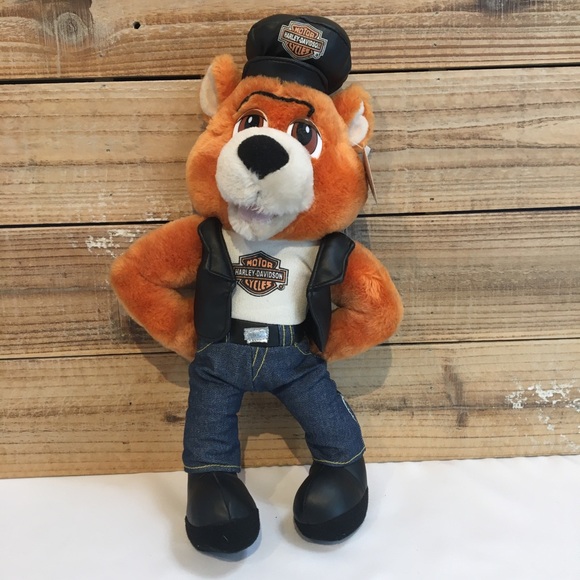 Detail Harley Davidson Stuffed Bear Nomer 34