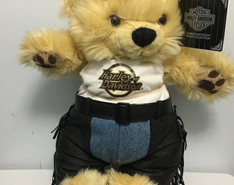 Detail Harley Davidson Stuffed Bear Nomer 44