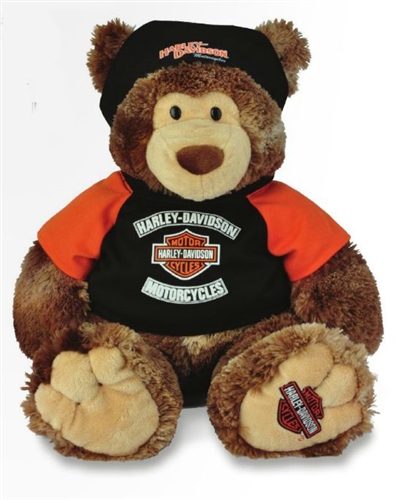 Detail Harley Davidson Stuffed Bear Nomer 7