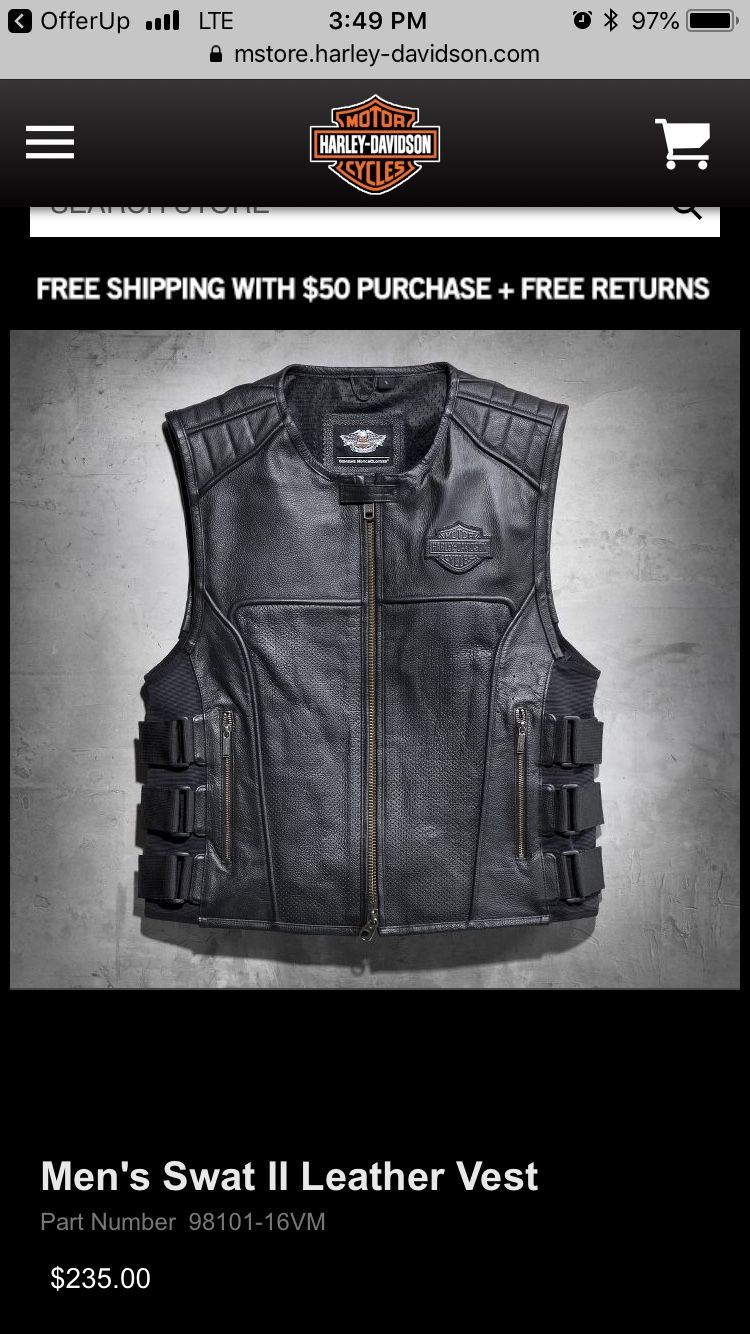 Detail Harley Davidson Swat Vest Nomer 6