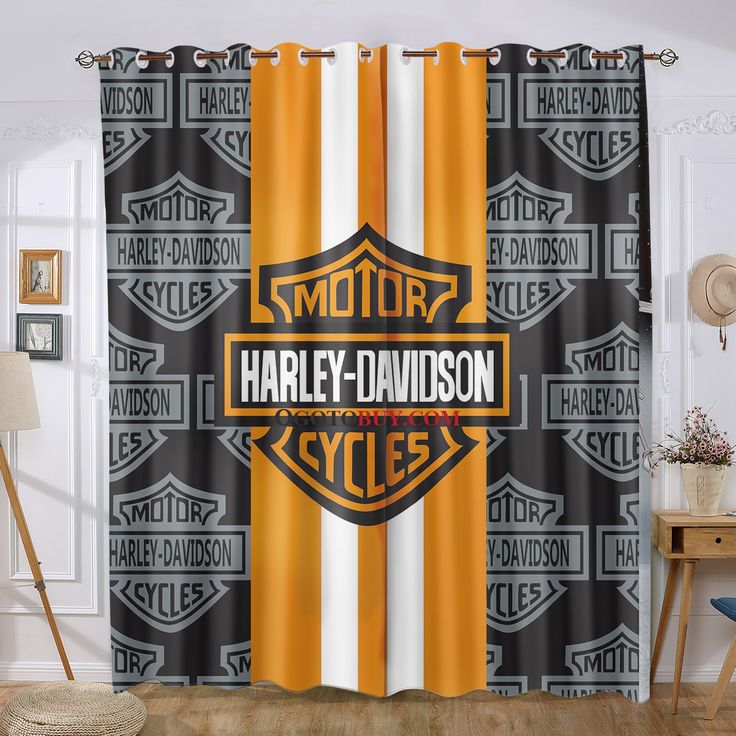Harley Davidson Window Curtains - KibrisPDR