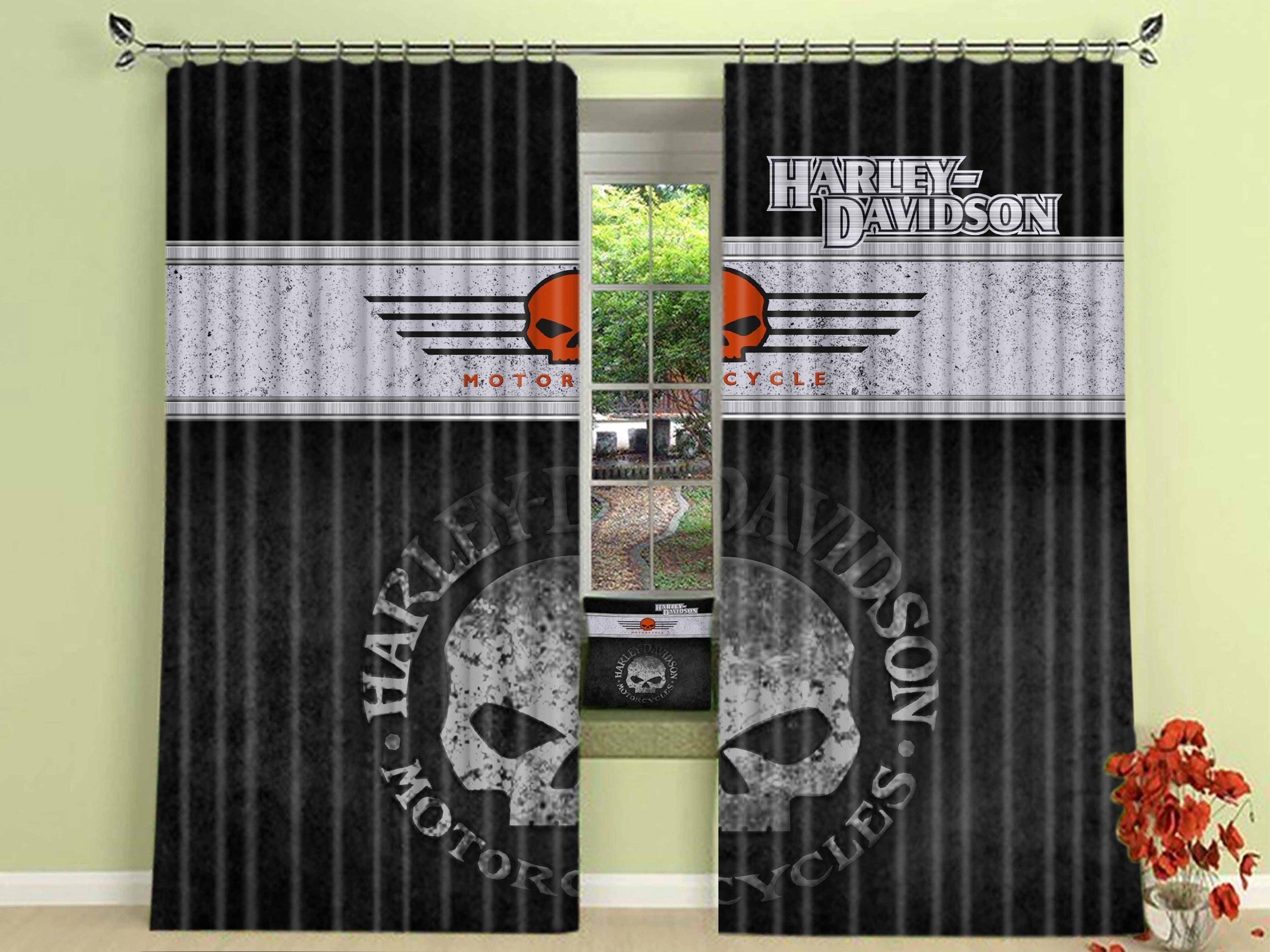 Detail Harley Davidson Window Curtains Nomer 27