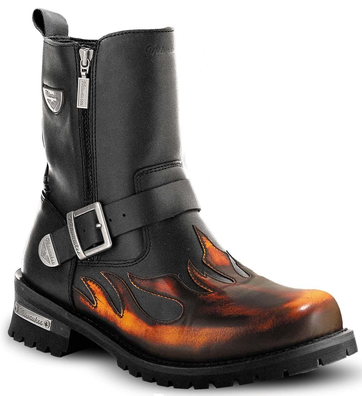 Detail Harley Flame Boots Nomer 15