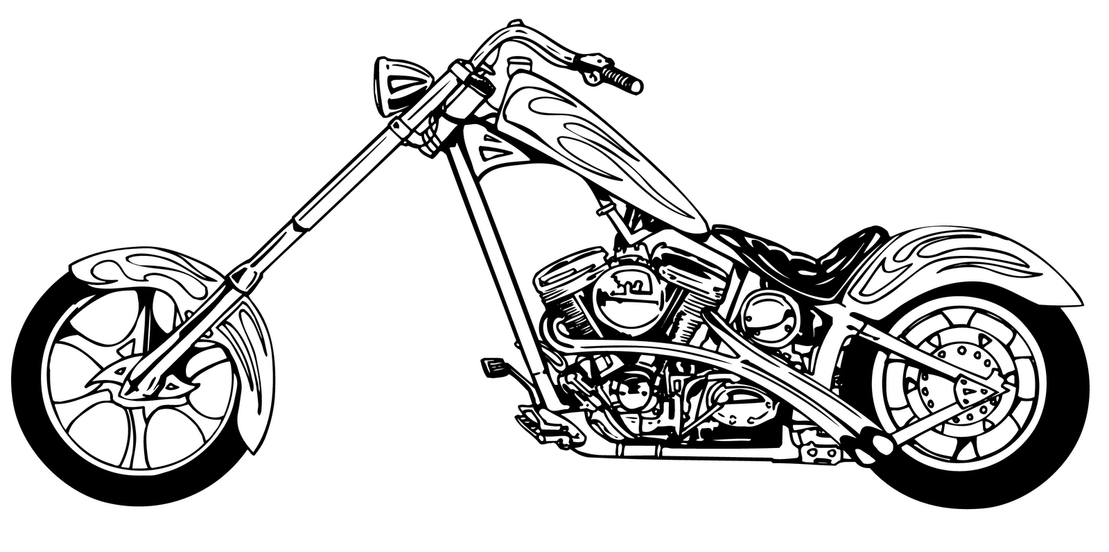 Detail Harley Motorcycle Clipart Nomer 51