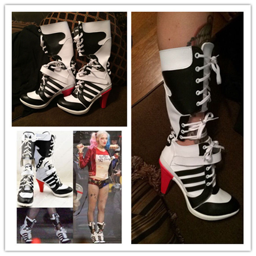 Detail Harley Quinn Adidas Boots Nomer 32