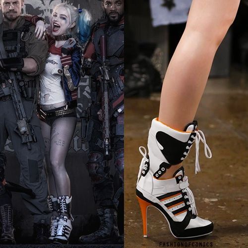 Detail Harley Quinn Adidas Boots Nomer 6