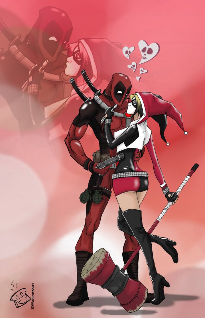 Detail Harley Quinn And Deadpool Wallpaper Nomer 13