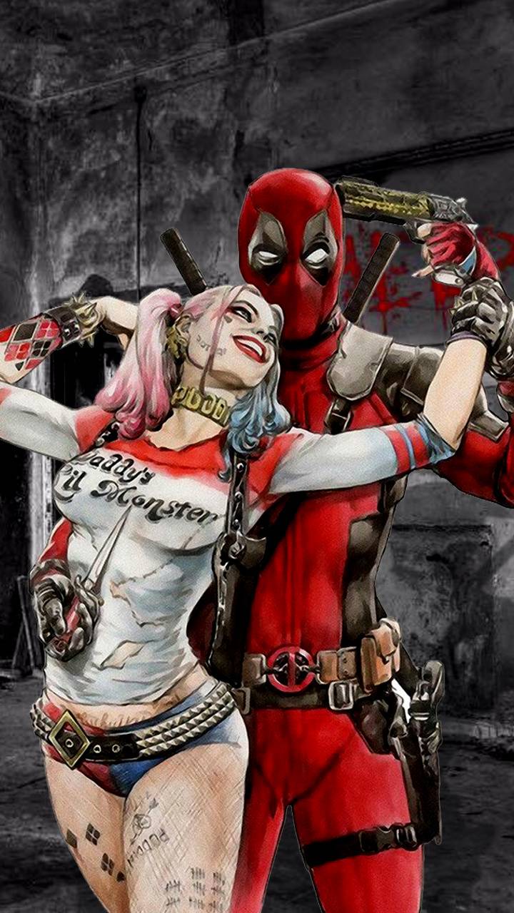 Detail Harley Quinn And Deadpool Wallpaper Nomer 4