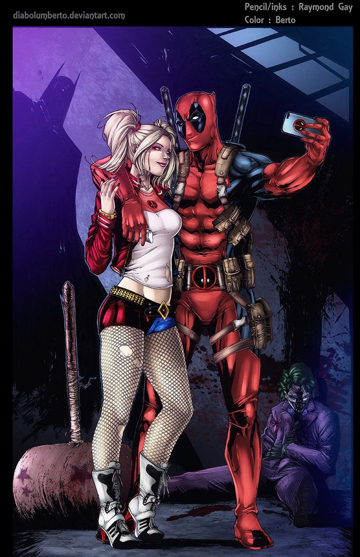 Detail Harley Quinn And Deadpool Wallpaper Nomer 5