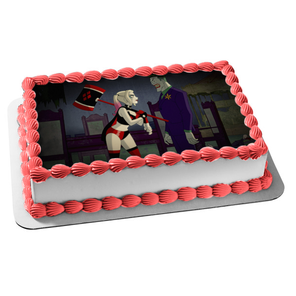 Detail Harley Quinn And Joker Birthday Cake Nomer 1