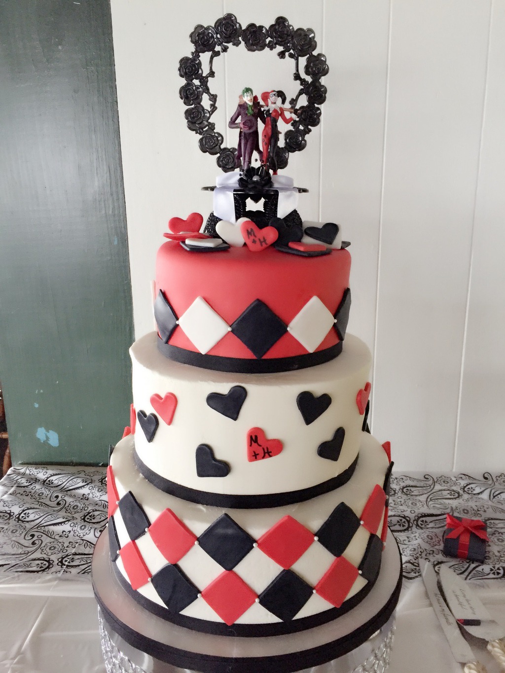 Detail Harley Quinn And Joker Birthday Cake Nomer 16