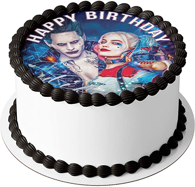 Detail Harley Quinn And Joker Birthday Cake Nomer 28