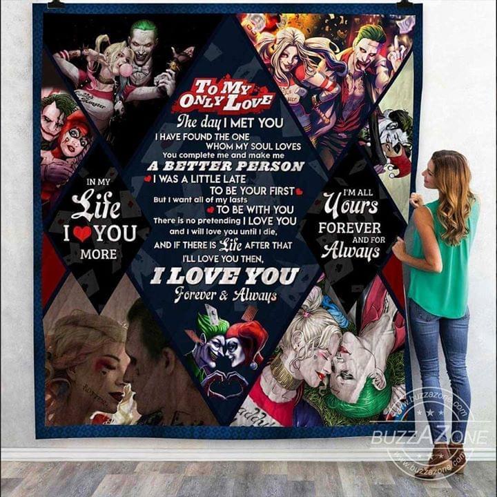 Detail Harley Quinn And Joker Blanket Nomer 11