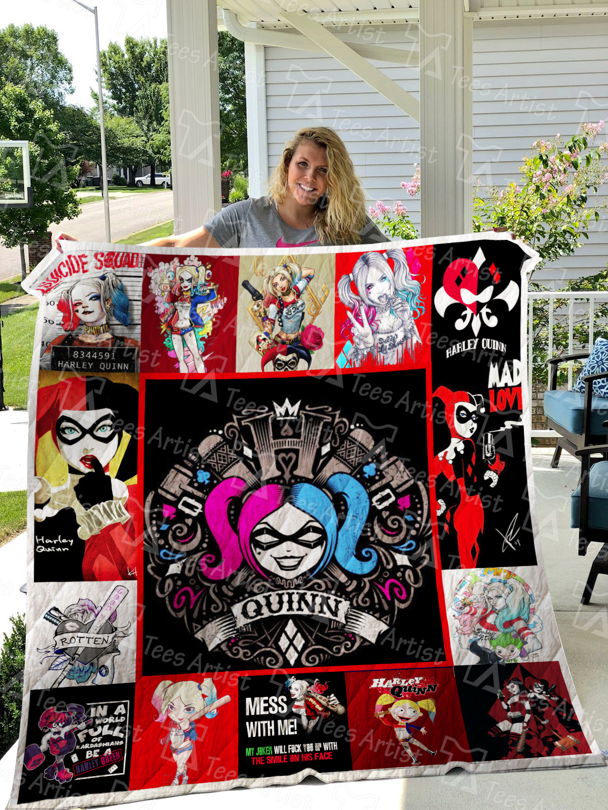Detail Harley Quinn And Joker Blanket Nomer 27