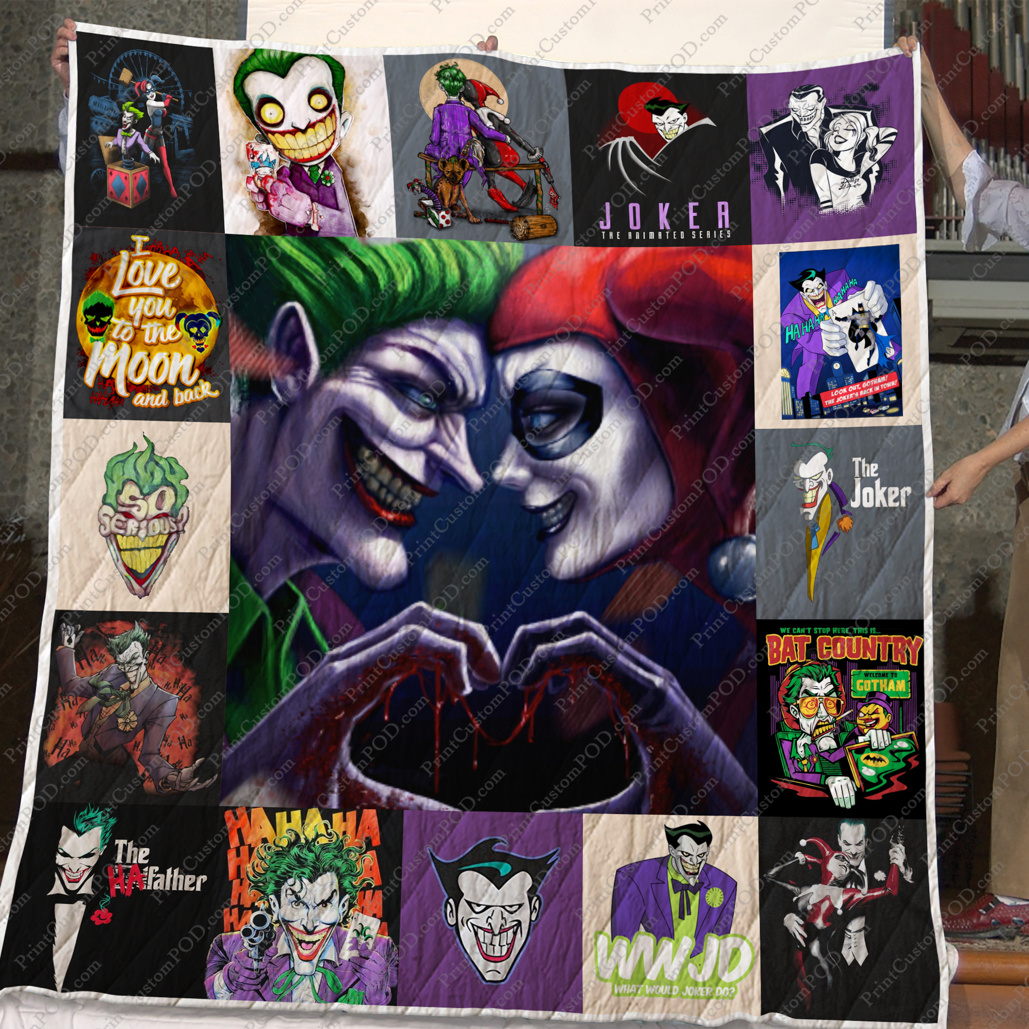 Detail Harley Quinn And Joker Blanket Nomer 4