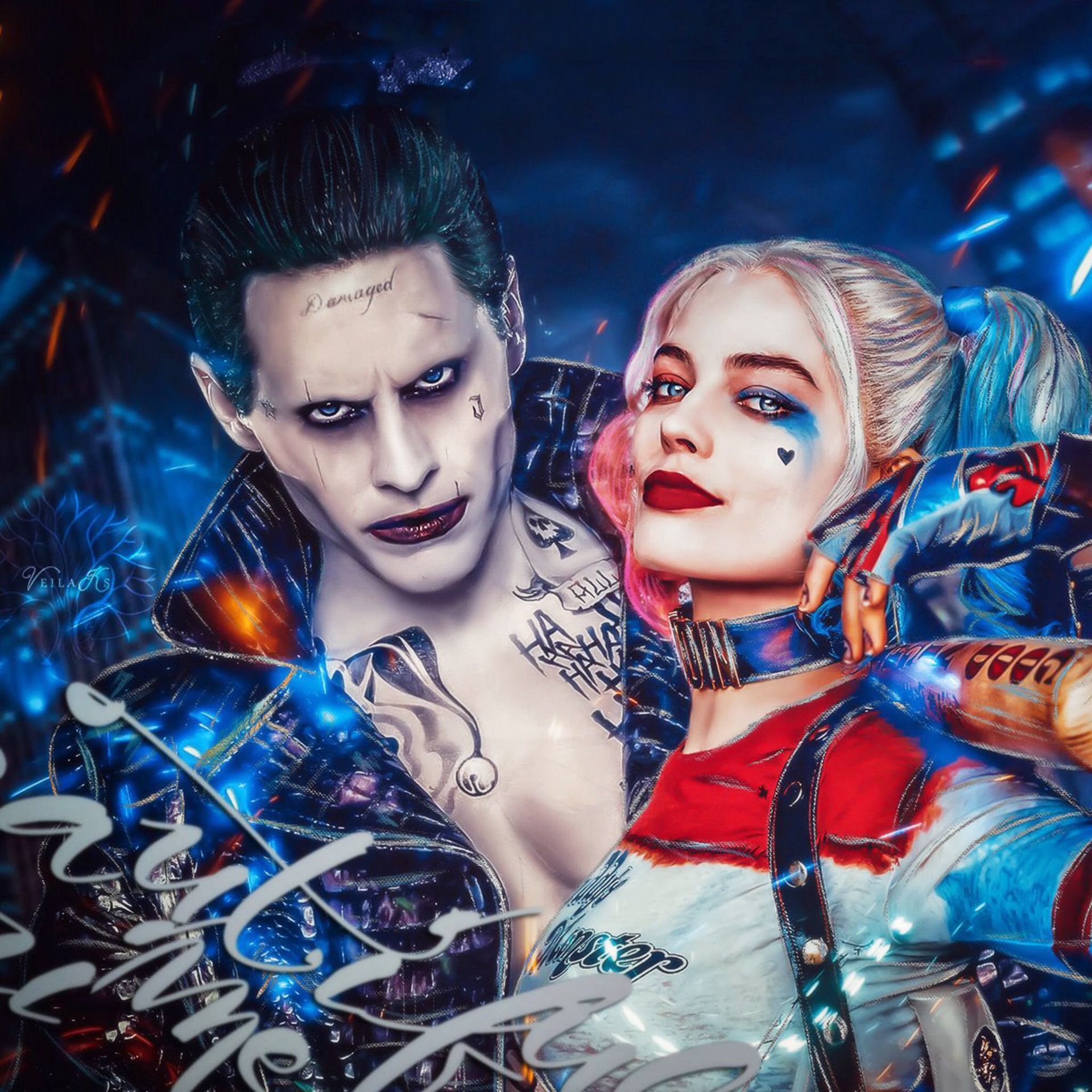 Detail Harley Quinn And Joker Iphone Wallpaper Nomer 2