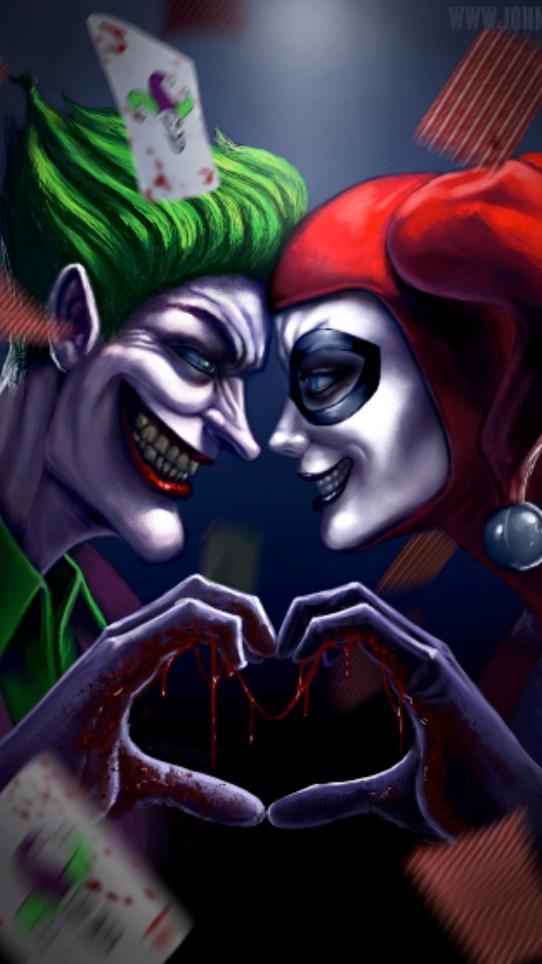 Detail Harley Quinn And Joker Iphone Wallpaper Nomer 3