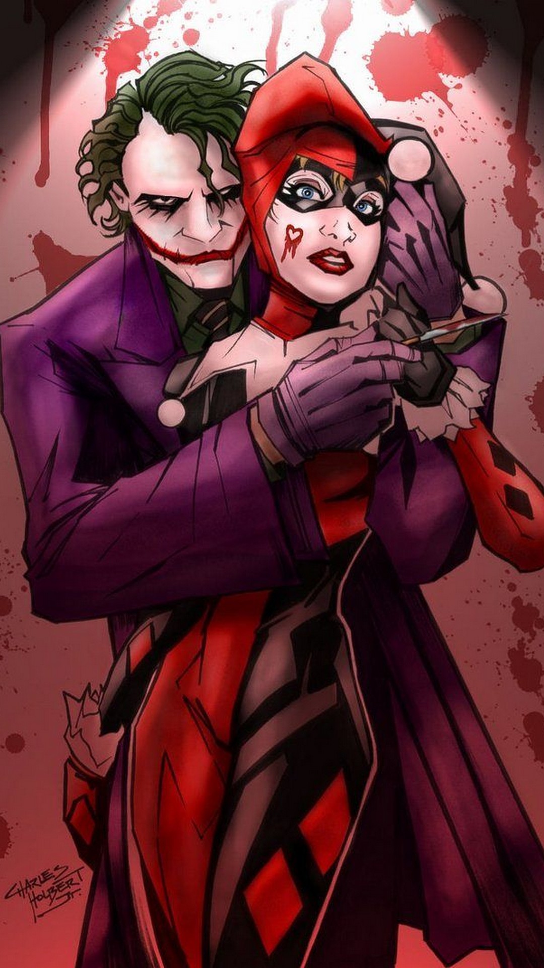 Detail Harley Quinn And Joker Iphone Wallpaper Nomer 29