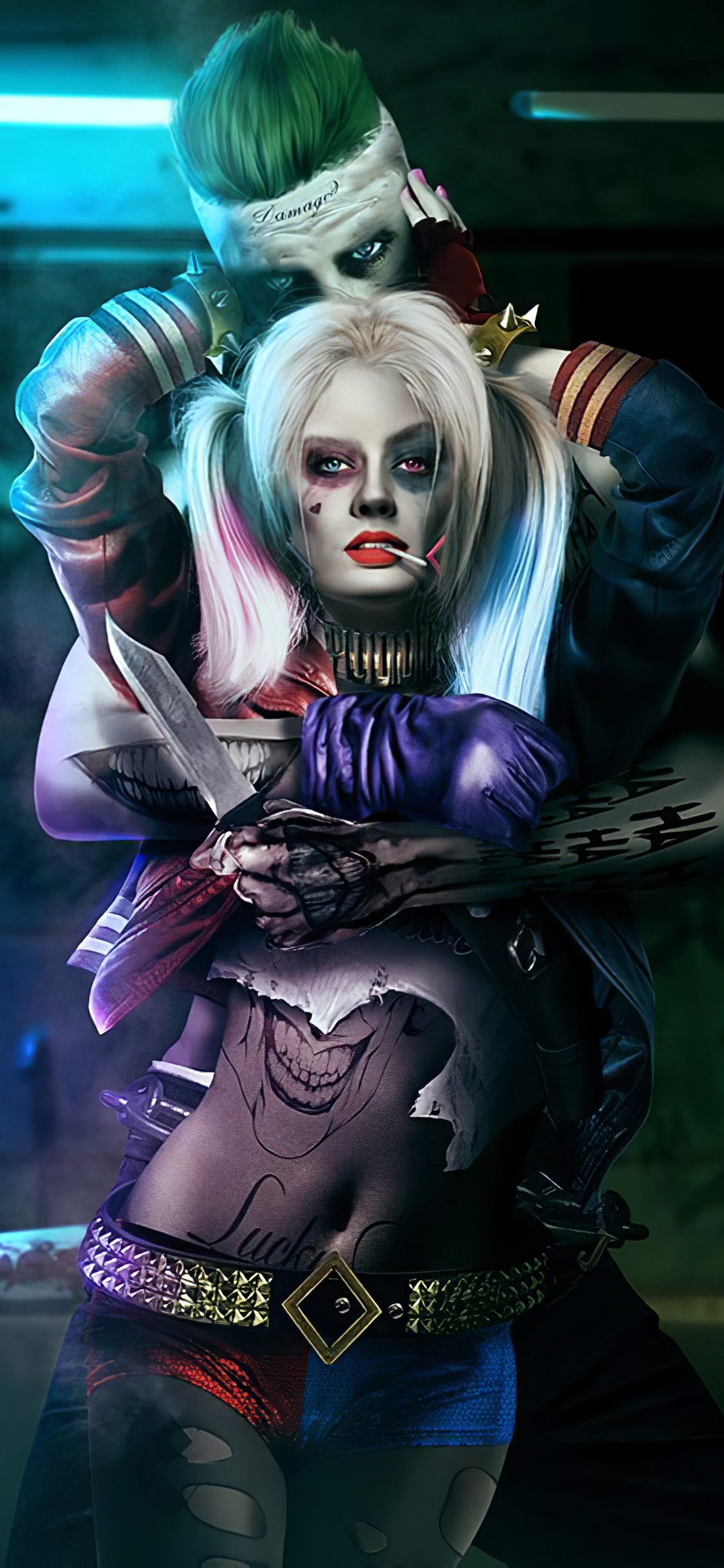 Detail Harley Quinn And Joker Iphone Wallpaper Nomer 6
