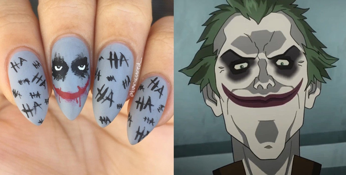 Detail Harley Quinn And Joker Nail Designs Nomer 21