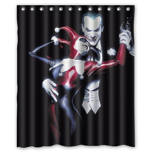 Detail Harley Quinn And Joker Shower Curtain Nomer 35