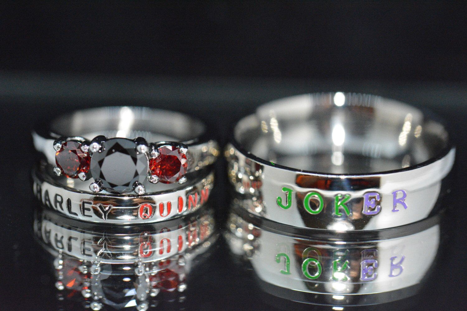 Detail Harley Quinn And Joker Wedding Rings Nomer 5