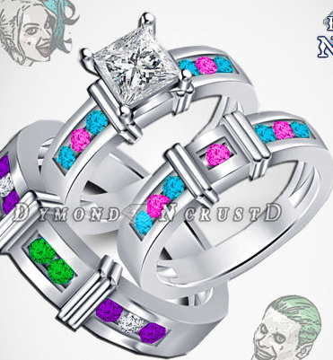 Detail Harley Quinn And Joker Wedding Rings Nomer 8