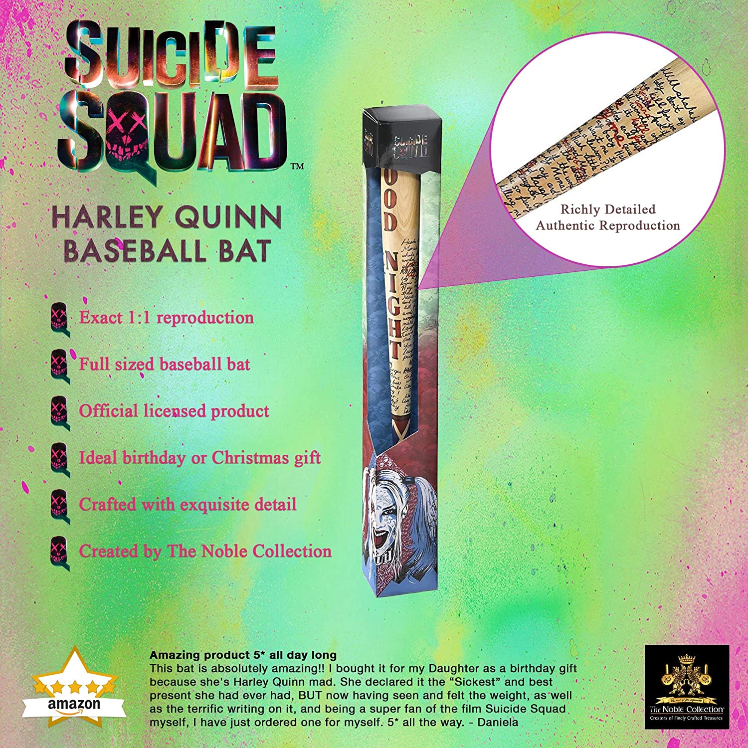 Detail Harley Quinn Baseball Bat Amazon Nomer 9