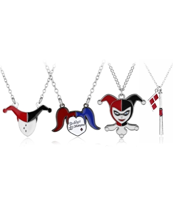 Detail Harley Quinn Bat Necklace Nomer 42