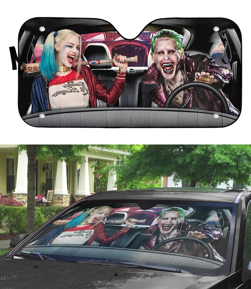 Detail Harley Quinn Car Sun Shade Nomer 39