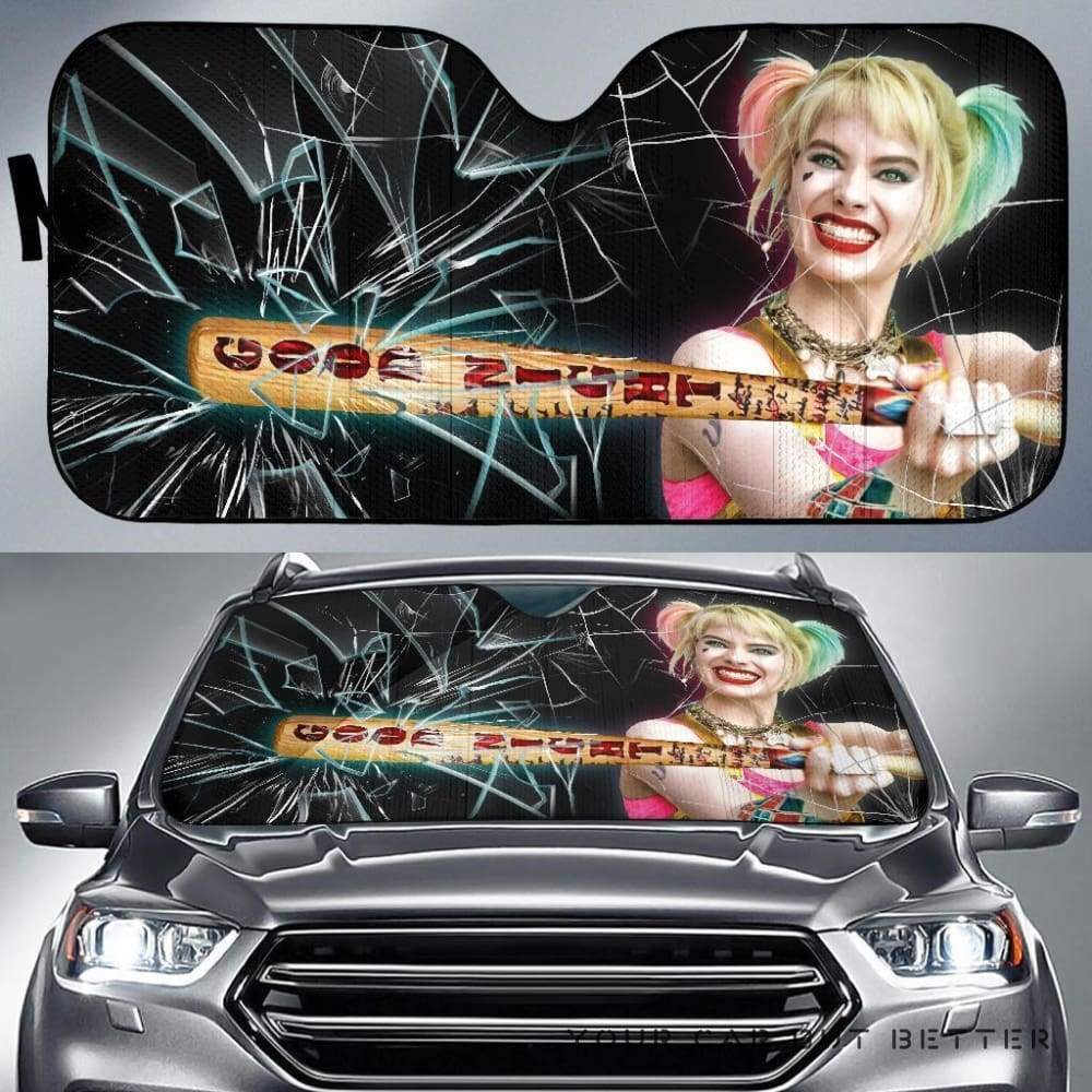 Detail Harley Quinn Car Sun Shade Nomer 6