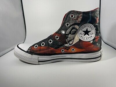 Detail Harley Quinn Converse Shoes Nomer 21