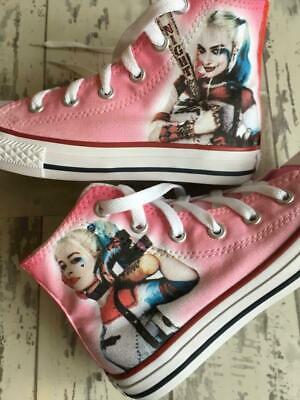 Detail Harley Quinn Converse Shoes Nomer 46