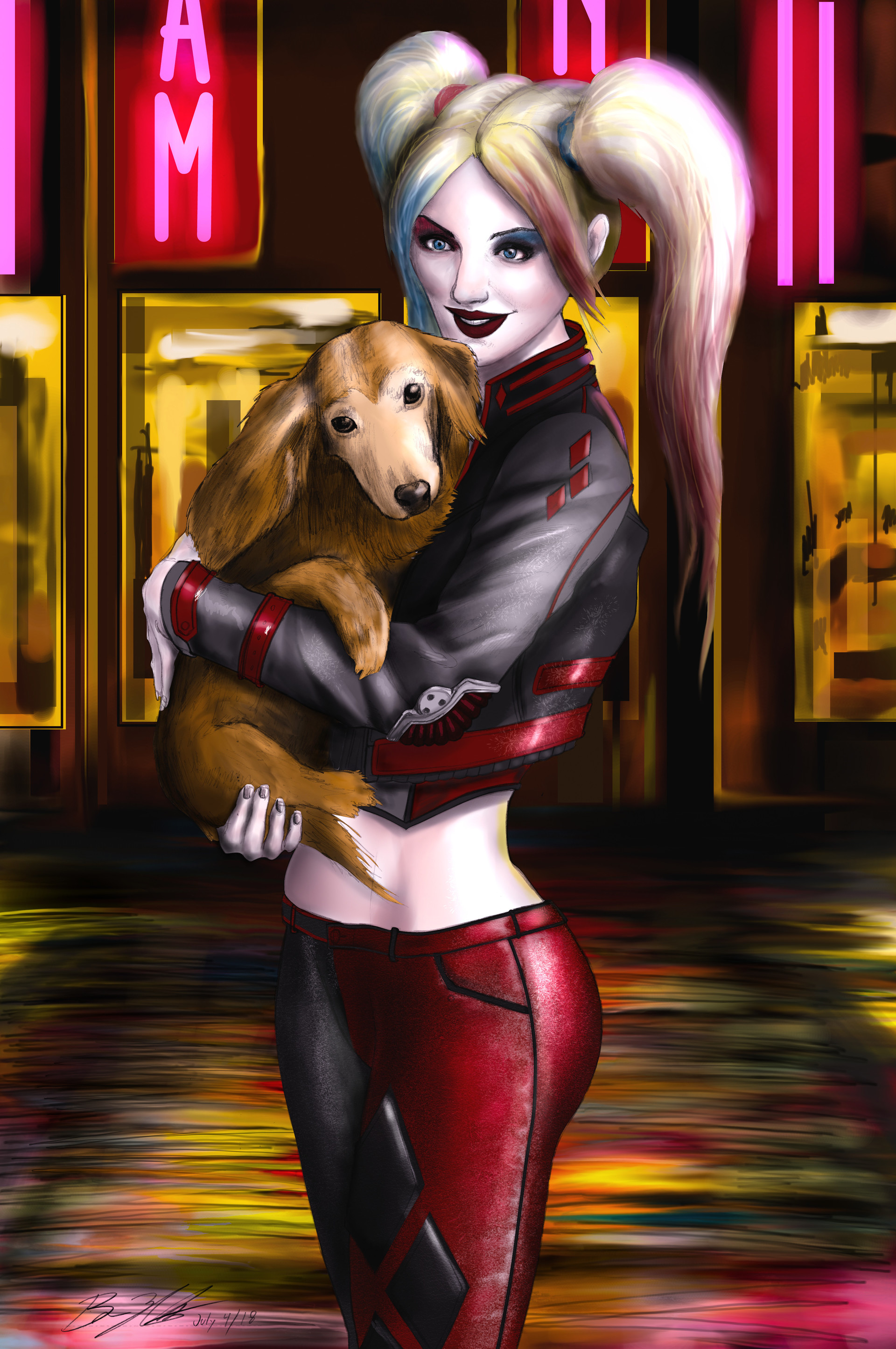 Detail Harley Quinn Dachshund Nomer 8