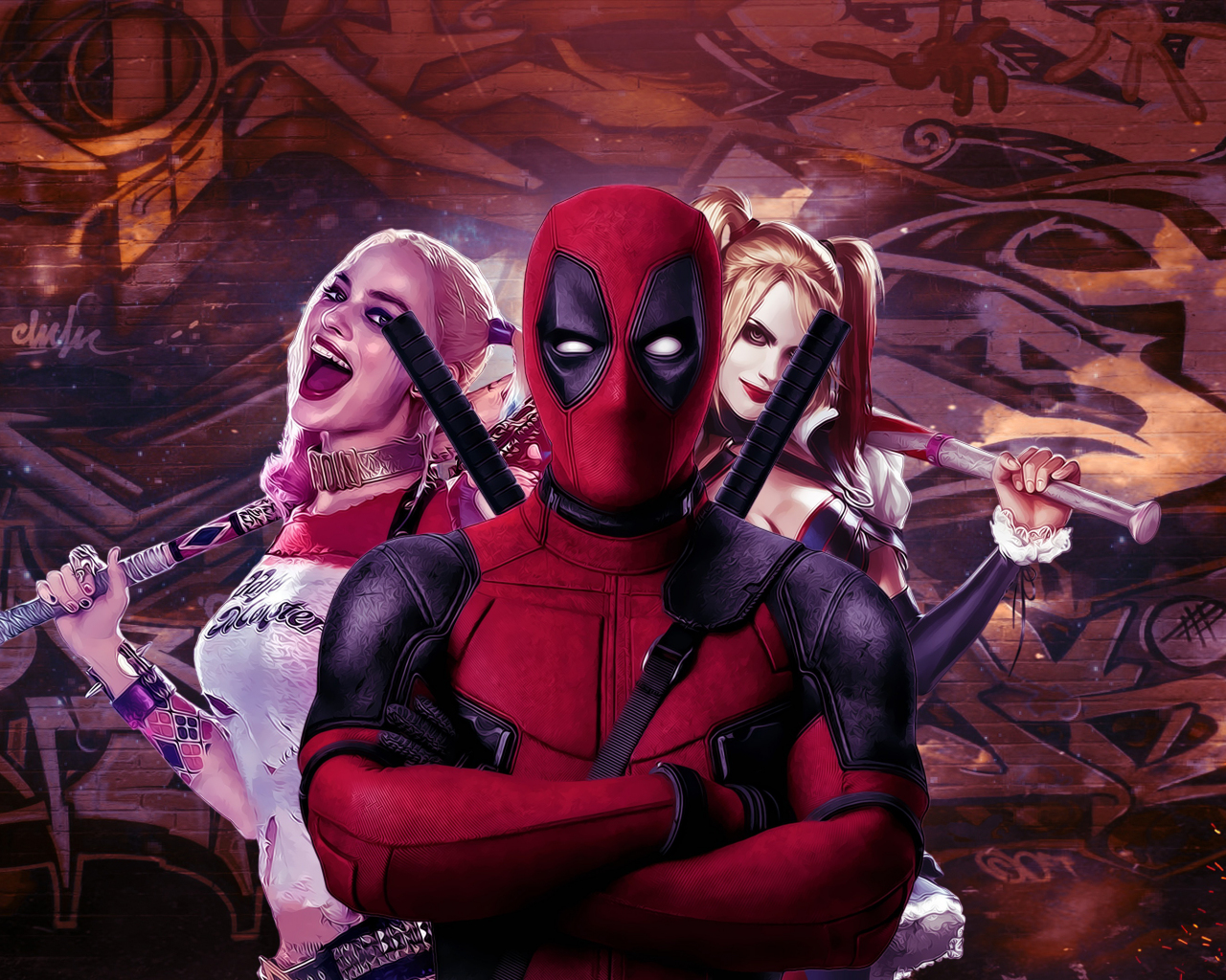 Detail Harley Quinn Deadpool Wallpaper Nomer 28